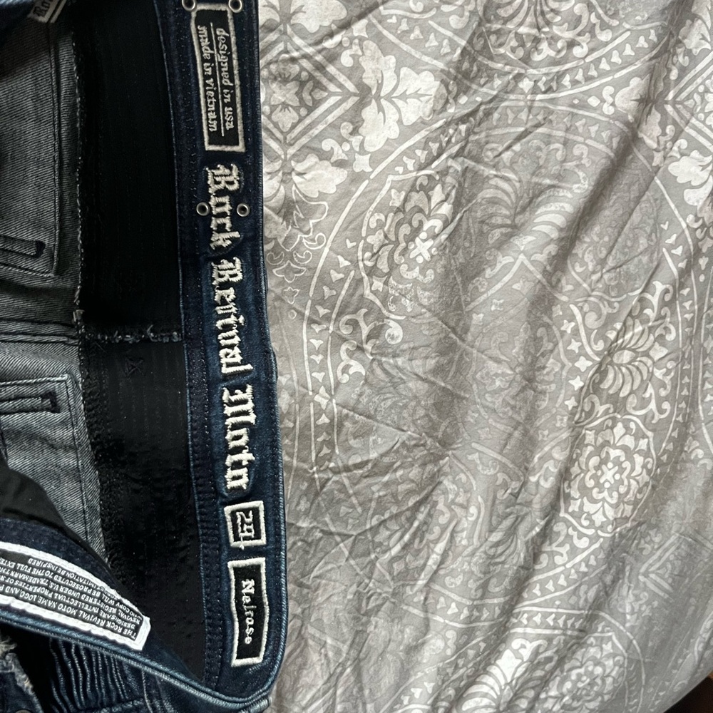 Rock revival moto jeans